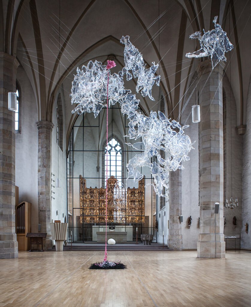 Aljoscha - Installation "Funiculus umbilicalis" in St. Petri