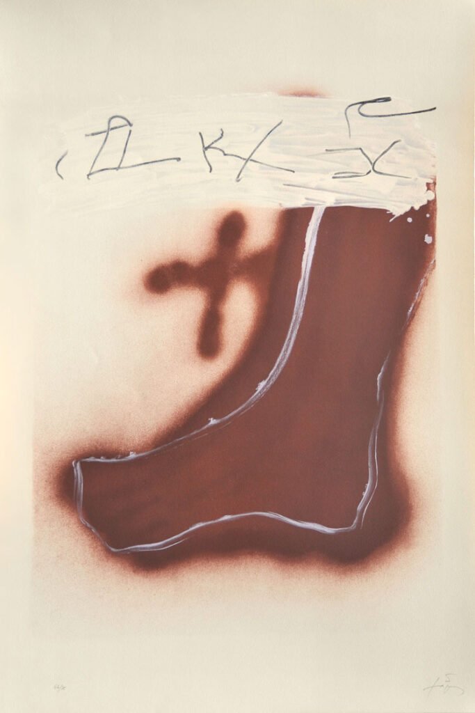 Antoni Tàpies - Pied marron