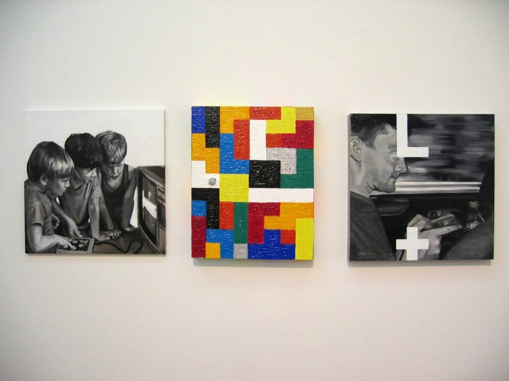 Saso Vrabic - Tetris (triptych)