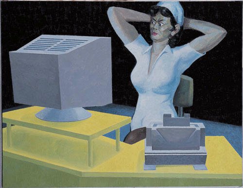 Wang Xingwei - "untitled (Computer Nurse)"